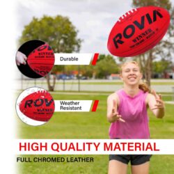 Aussie Rules Leather Red